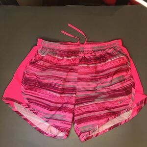 Nike pink athletic shorts 